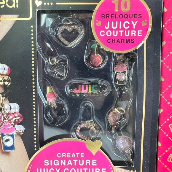 Juicy Couture Pink & Precious Charm Bracelet Making Kit 10 Bracelets Diy Jewelry - Picture 2 of 3